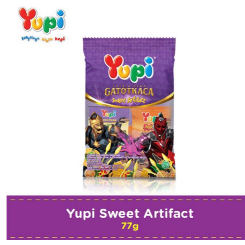 

(Desty Shop)Yupi Gummy Candies Sweet Artifact 77 gatot kaca