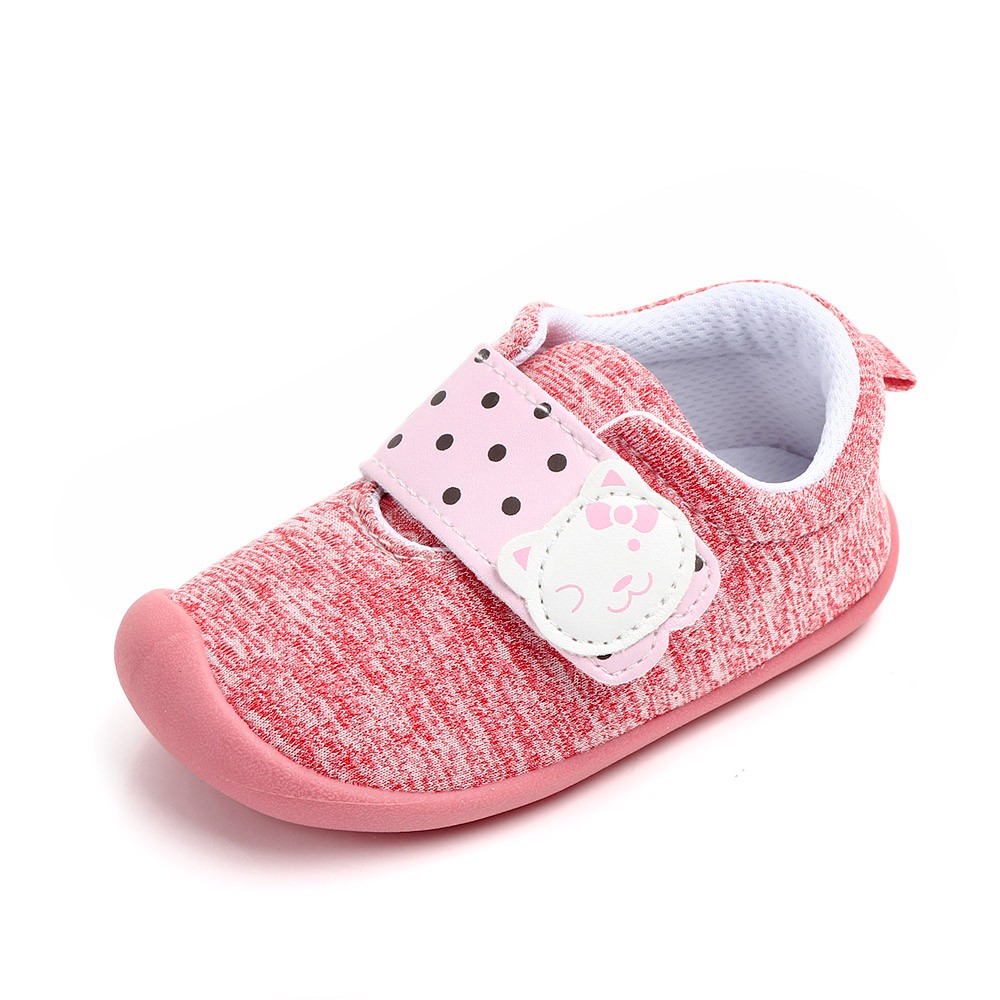 Sepatu Flat Anak Perempuan Import - Sepatu Toddler Pink W099