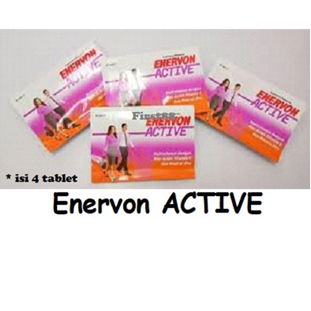 ENERVON ACTIVE - Multivitamin dan Mineral, isi 4 tablet