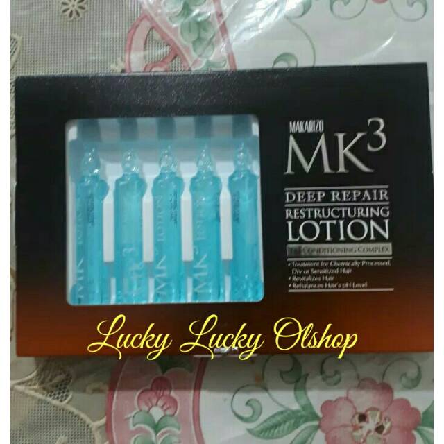 Makarizo MK3 Restructure Lotion 5x5ml Serum Rambut Rusak