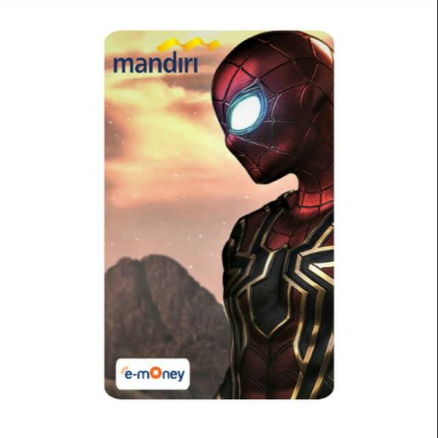 Kartu E-Money Mandiri Spiderman..