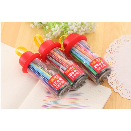 Spidol Warna Anak Impor Karakter AVENGERS Superhero Hero Set Spidol Warna Botol Unik / Coloring Pen