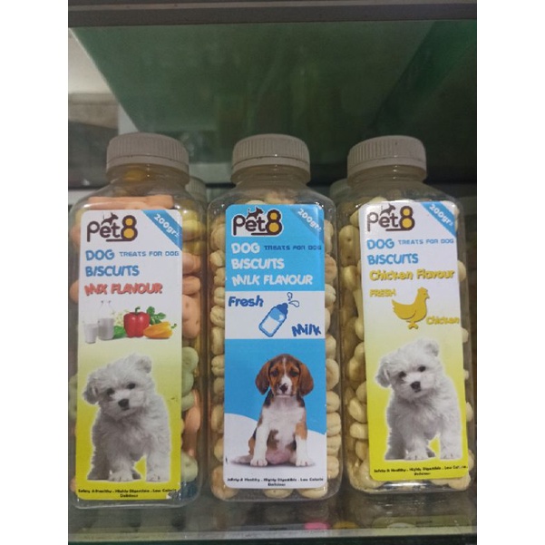 snack anjing pet8 cemilan anjing