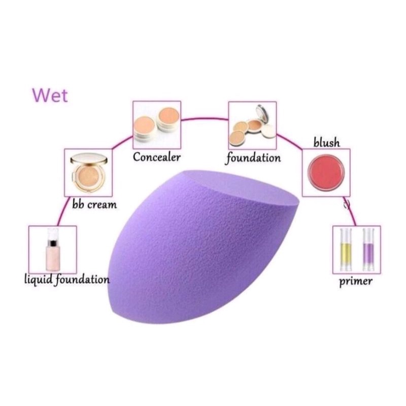 Beauty blender make up colorful Besar