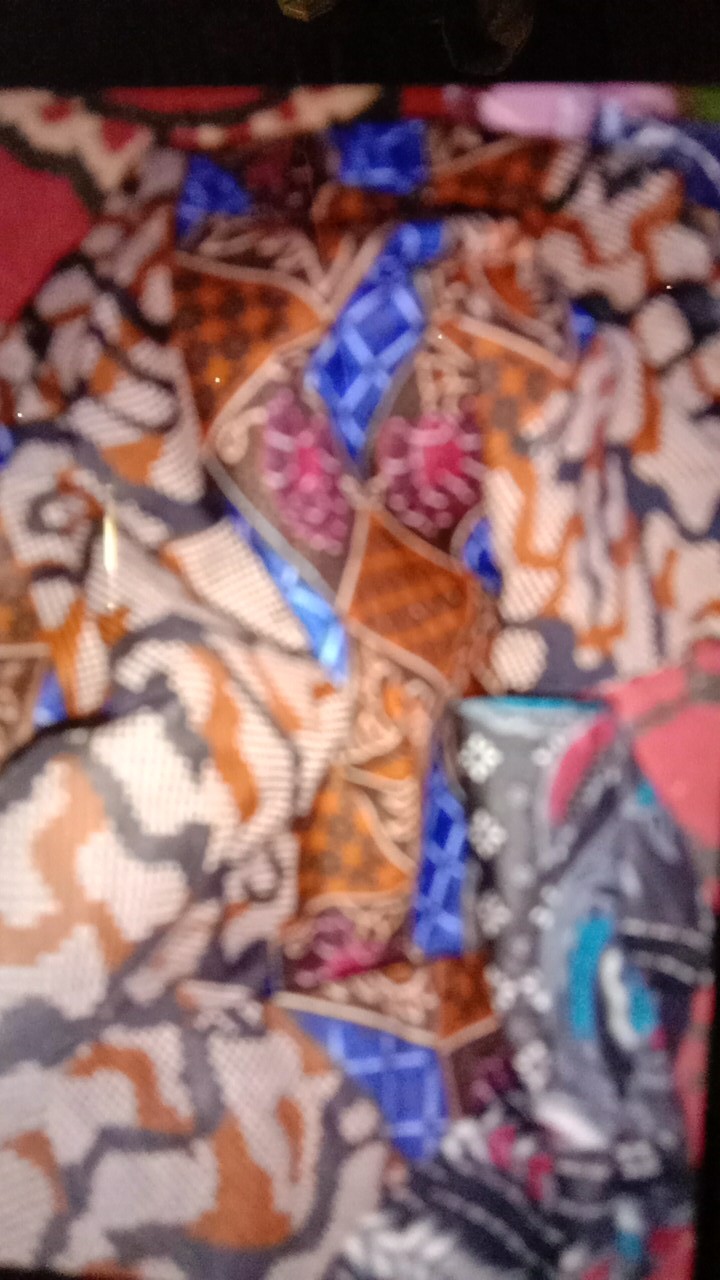 Seno9k Batik Pria Asj Sa Hrb026 Kenongo Kemeja Tosca Pendek Pekalongan Padi M L Xl Sogan Tulis - Wyg