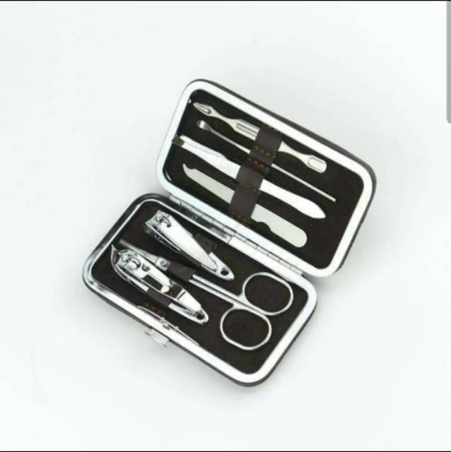 Nail Art Set Manicure Pedicure / Gunting Kuku Set 7Pcs