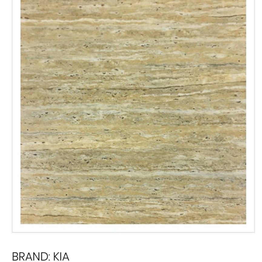 Granit 60x60 Coklat Marmer kayu Travertino Beige Kia