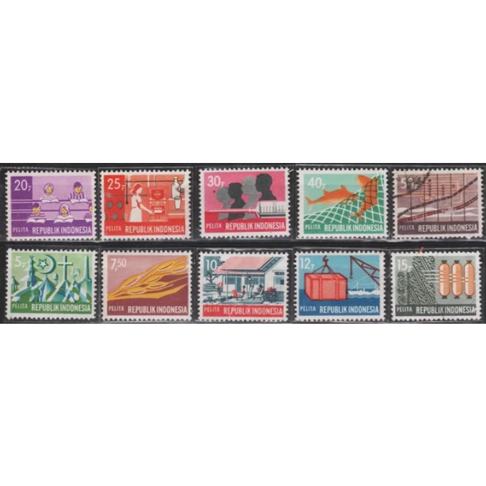 

Perangko Filateli Indonesia 1969 Five Year Development Plan