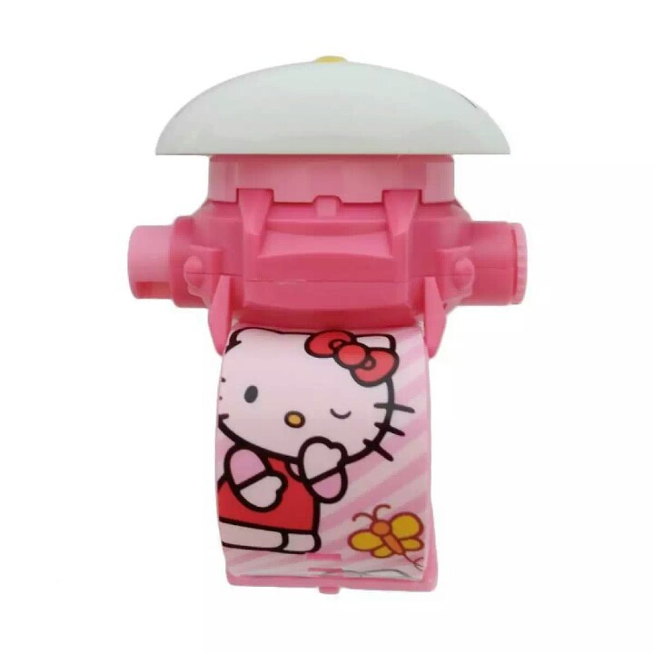 Jam Anak Hello Kitty Jam Tangan Anak Proyektor Jam Fashion Anak Perempuan Trendy