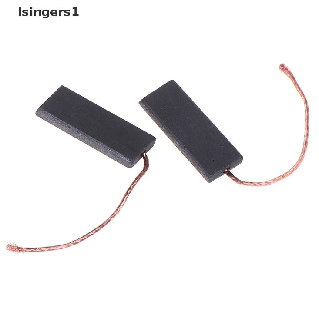 (lsingers1) 2pcs Sikat Karbon Warna Hitam Ukuran 5x13.5x40mm Untuk Mesin Cuci