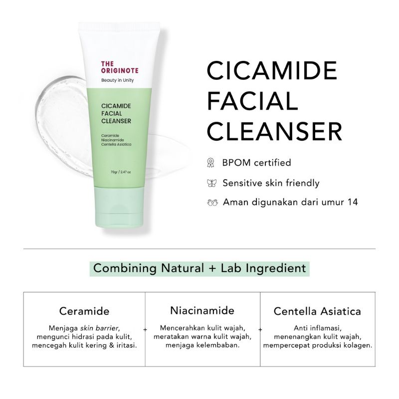 THE ORIGINOTE CICAMIDE FACIAL CLEANSER