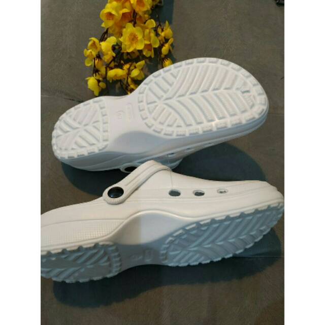 #Sandal medis#sepatu sandal putih#sandal karet komin