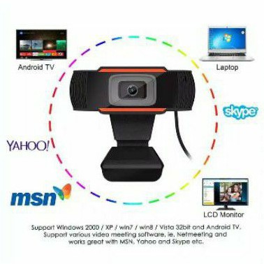 Webcam Autofocus Web Camera Cam For PC Laptop Desktop HD720P