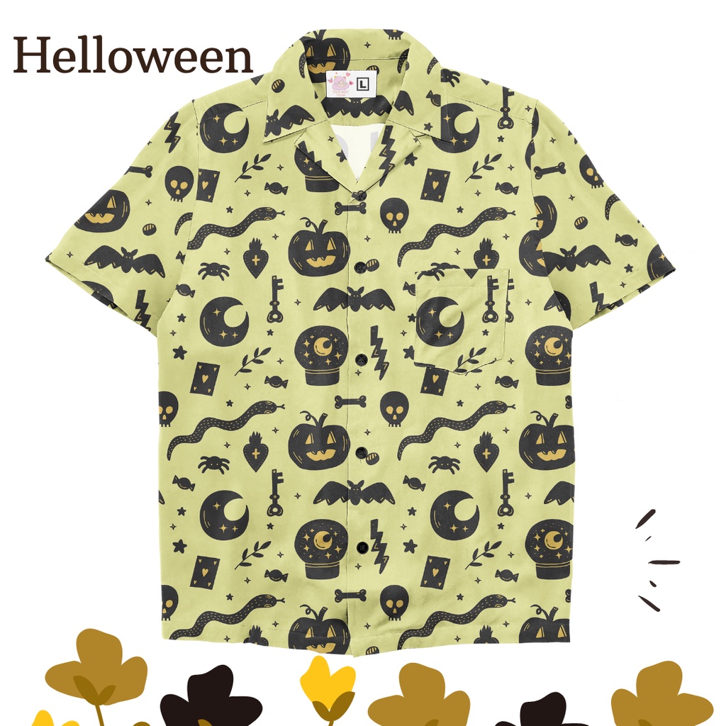 YGT OFFICIAL - Baju Atasan Kemeja Fullprint Unisex You Got This Jumbo Oversize Pattern Abstract Hell