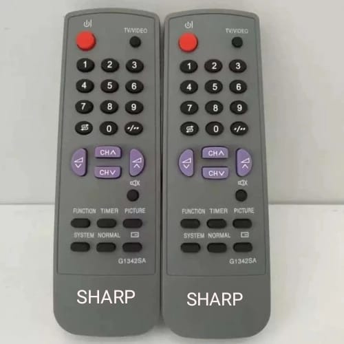 DIJAMIN KONEK KE TV- Remot Remote TV TABUNG Sharp Tanpa Setting Ke TV_BOM13