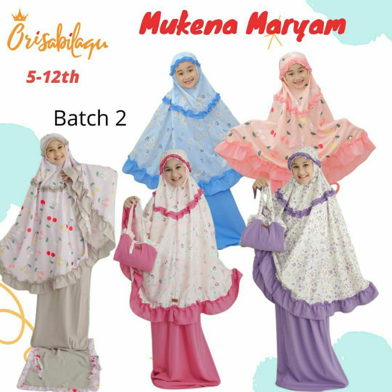 mukena maryam mukena anak