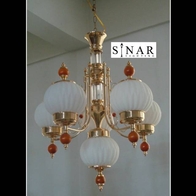 Lampu hias gantung minimalis 60310/5+1