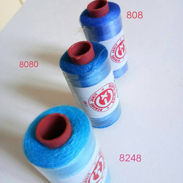 Benang jahit extra 500 yards biru
