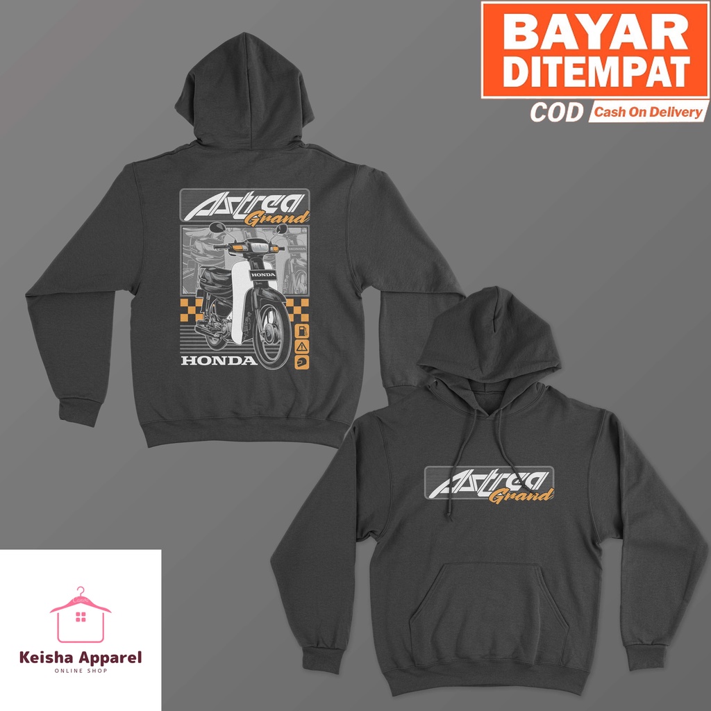 JAKET HOODIE HONDA ASTREA GRAND HOODIE ASTREA PRIA WANITA