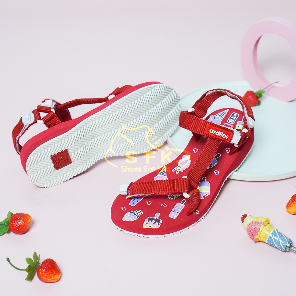 SFK SANDAL ANAK PEREMPUAN GUNUNG ARDILES FELIXIA // ARDILES NIANA-FELIXIA MERAH