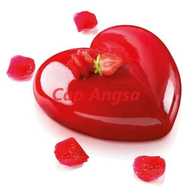 3D SILICON MOULD HEART CETAKAN SILIKON HATI LOVE LOYANG TART COKLAT FONDANT SILICONE MOLD PINATA MOUSSE CAKE