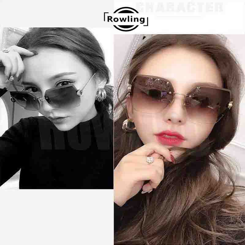 rowling (ka-148)Sunglasses  Kacamata Hitam Kotak No frame Women Sunglasses Titanium New Arrival Import Kacamata Fashion