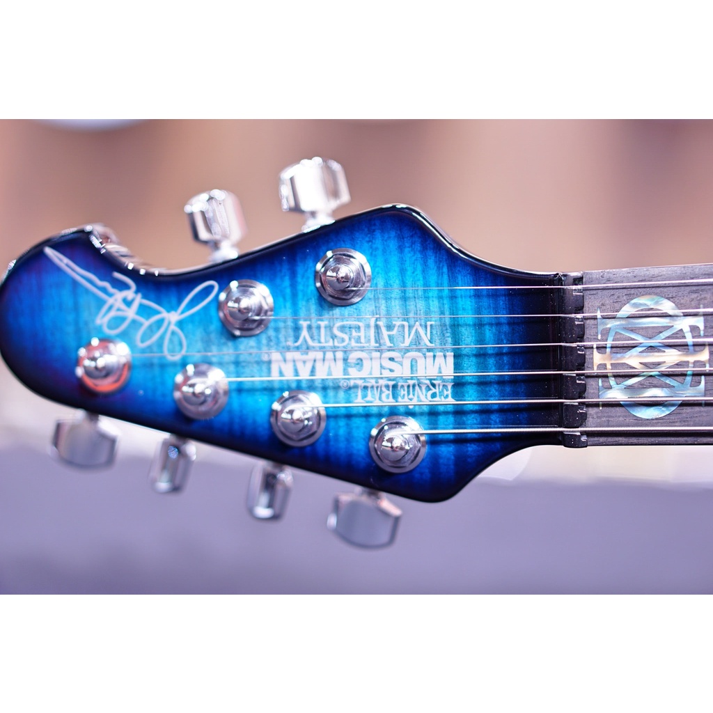 Ernie Ball Music Man John Petrucci Majesty Electric Guitar - Hydrospace with Ebony Fingerboard M014922