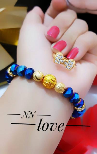 Set gelang dan cincin xuping keren