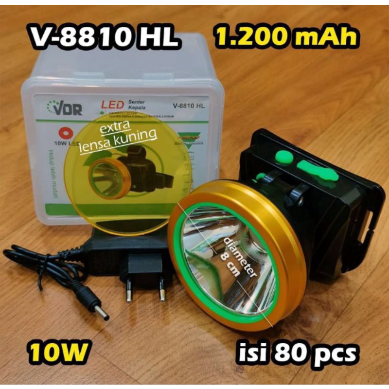 Senter Kepala LED Vdr V-8810HL