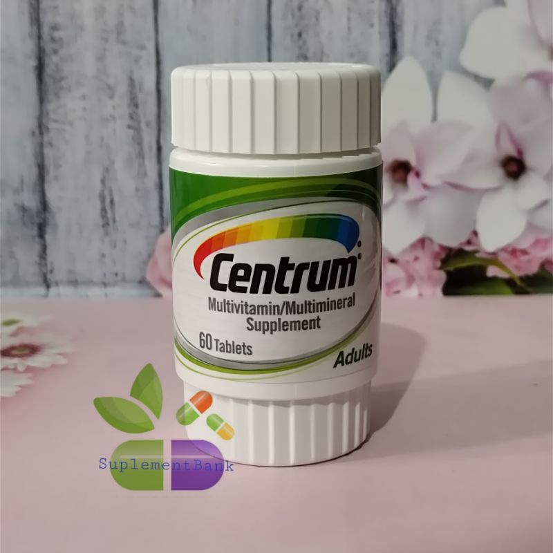 Jual Centrum Adult Isi 60 Tablet Multivitamin Vitamin Kekebalan Tubuh Tulang Dan Gigi Indonesia 6994