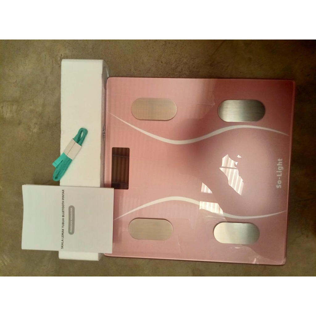 Timbangan Badan Digital Body Fat Monitor With App Smart Weight Scale /Timbangan Pintar ( SO Light )