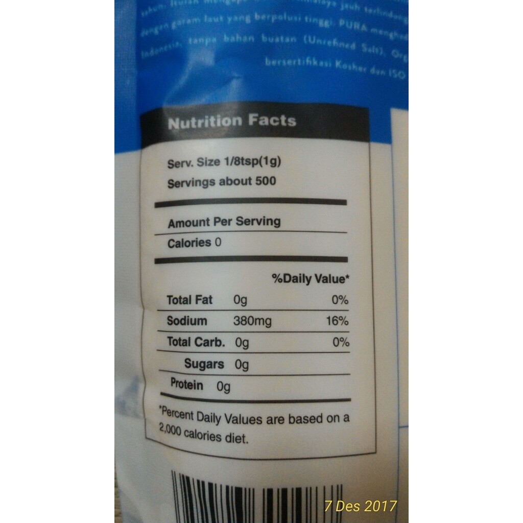 

Pura Organic Himalayan Pink Salt (Premium) - 500g grosir