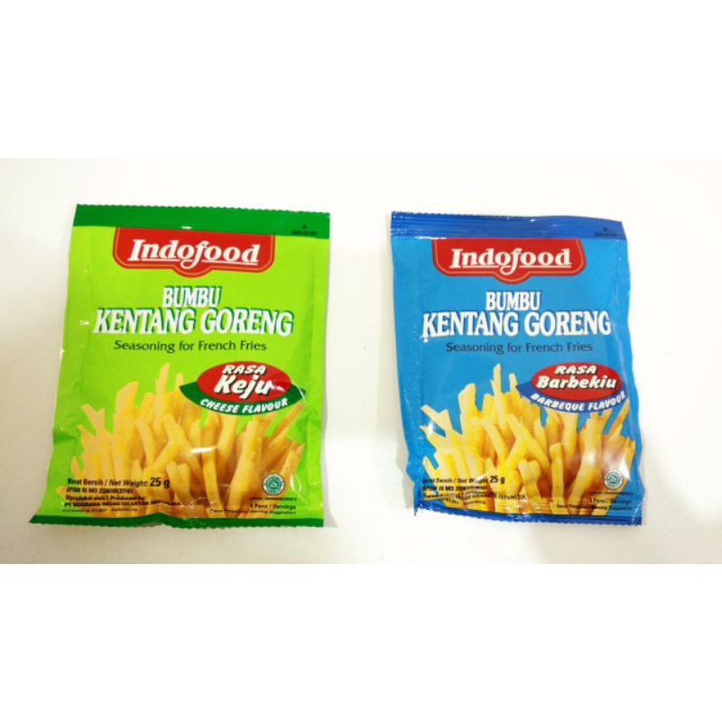 Indofood Bumbu Kentang Goreng Rasa Keju, Rasa Barbeque