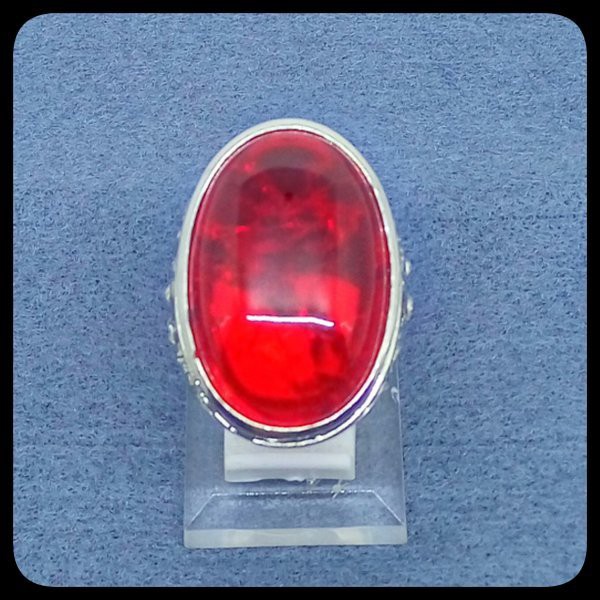 CINCIN BATU AKIK MERAH SIAM PECAH SERIBU BIG SIZE, MERAH MEMPESONA PALING MURAH !!!