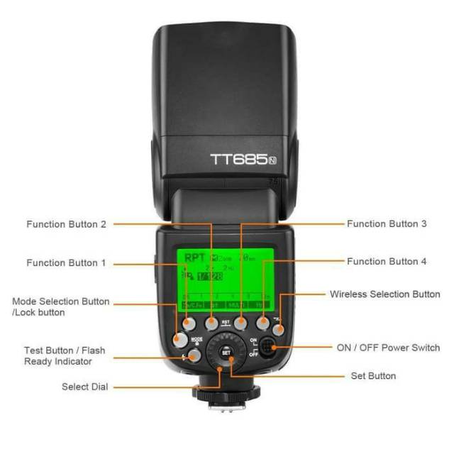 Flash GODOX TT-685N TT685N TT 685N for NIKON TTL