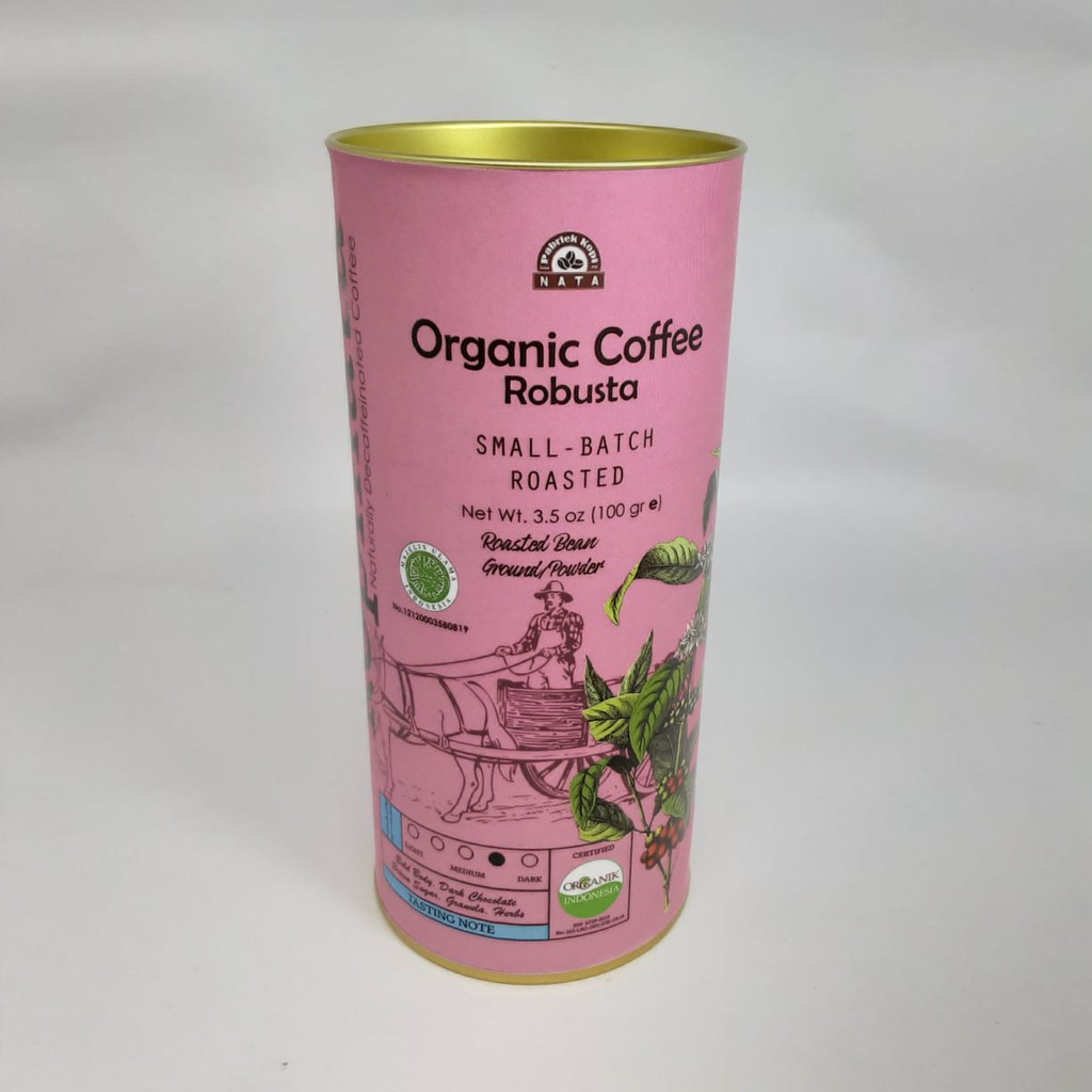 

Kopi Organik Murni Low Caffein Kafein Decaf Alami Arabica Robusta Nyaman Di Lambung & Jantung-1000g