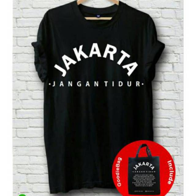 Kaos JAKARTA JANGAN TIDUR