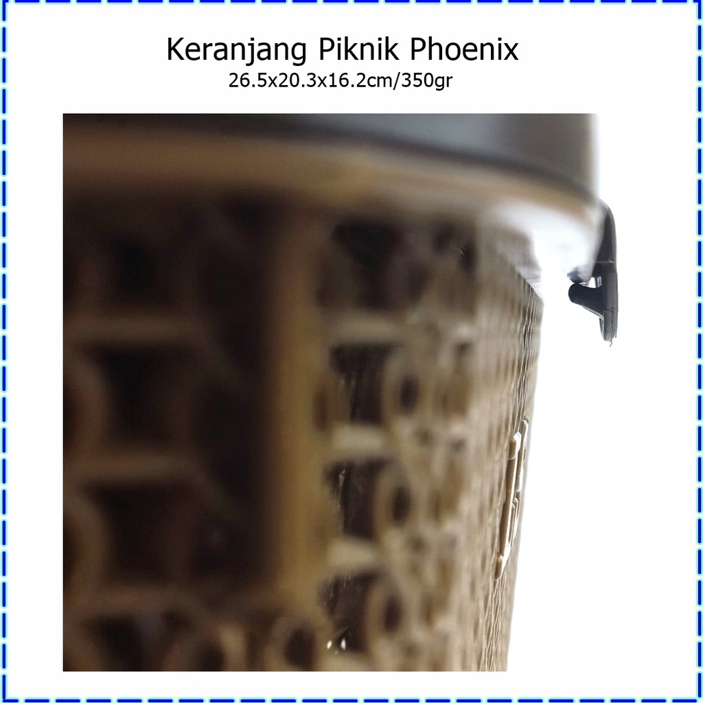 Keranjang Piknik/Keranjang Penyimpanan Makanan Phoenix