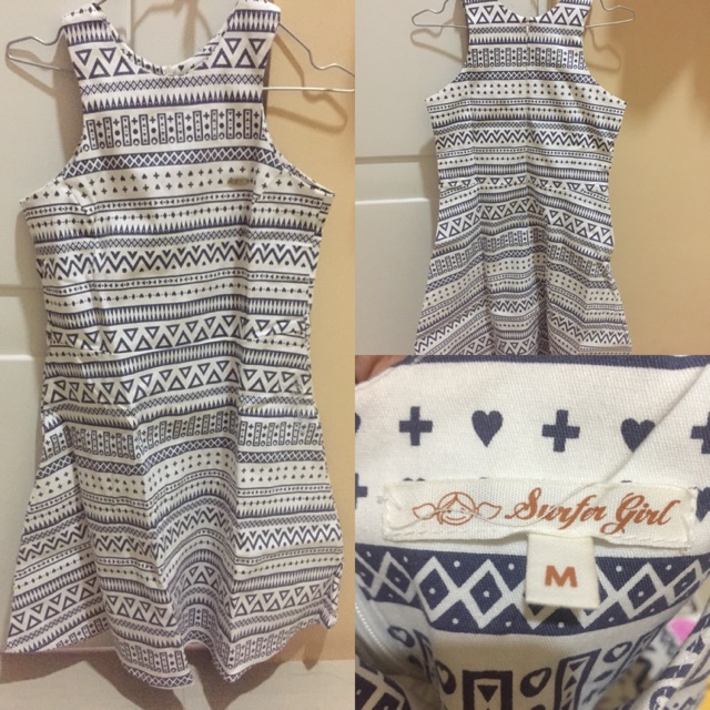 (preloved) surfer girl dress