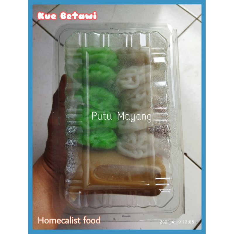 Kue Putu Mayang 10 pcs + kuah Gula Jawa