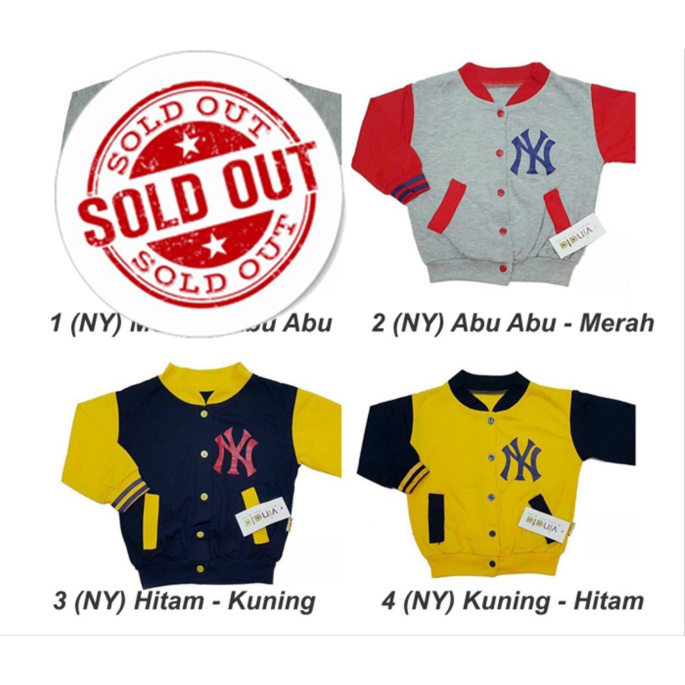 MURAH  JAKET BAYI VINATA LOGO NY || Jaket Bayi Cowo