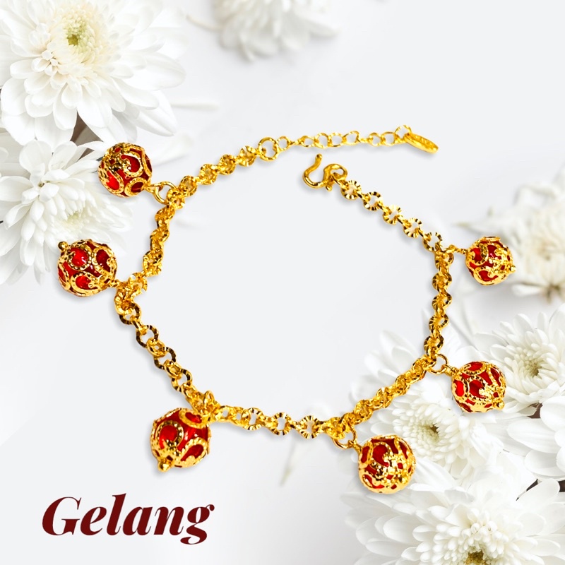 Gelang tangan wanita jurai jurainlapis emas // gelang tangan wanita // yaxiya // xuping