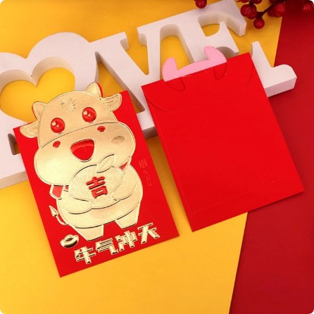 

Angpao Imlek 2021 Angpao Tahun Baru Kerbau Imlek Murah Aksesories Chinese New Year Angpao Kebo EMAS