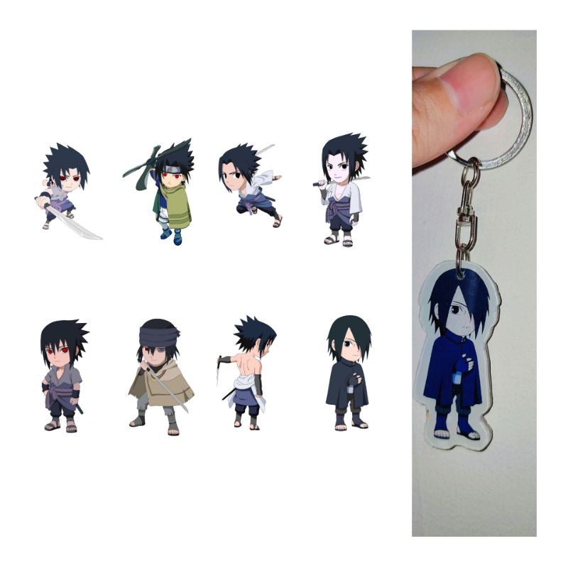 Gantungan Kunci Sasuke | Gantungan kunci Akrilik sasuke | Ganci Sasuke | Sasuke| Gantungan kunci sas