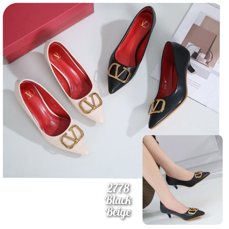 Heel wanita import kode 2778