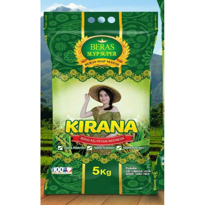 

Beras Putih Kirana 1 Kg / 5 Kg