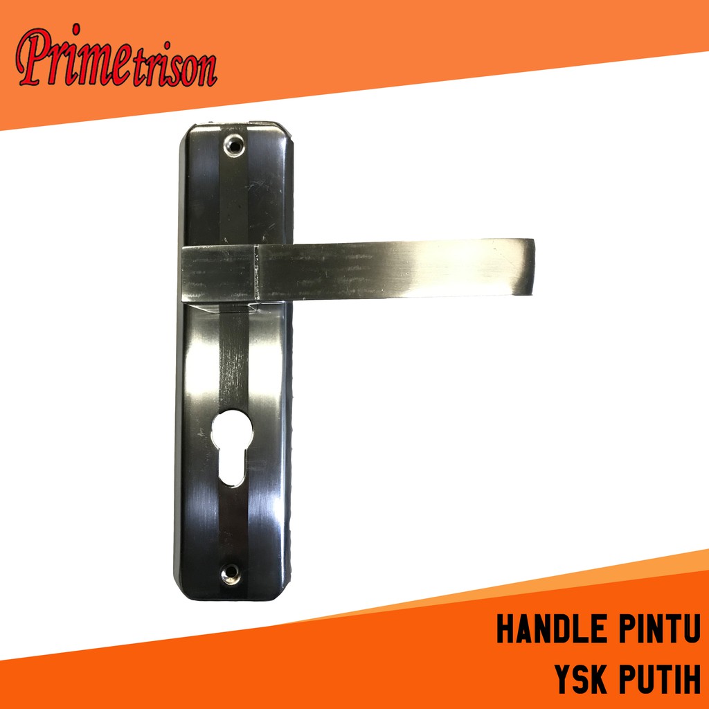 Handle Gagang Pintu Set YSK Putih Mengkilap