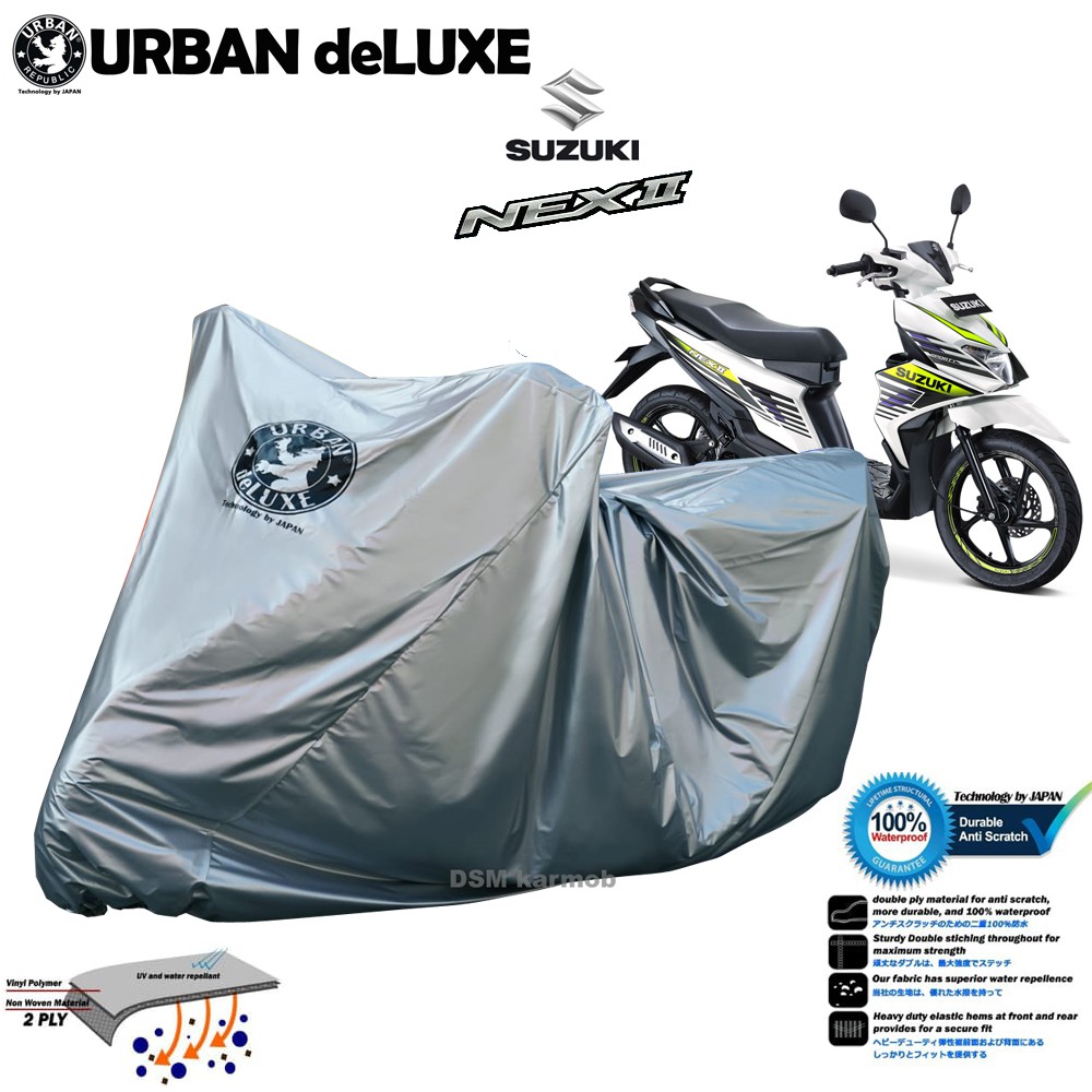 Urban Deluxe / Cover Motor Suzuki Nex / Cover Motor Urban 2 Lapis Waterproof / DSM