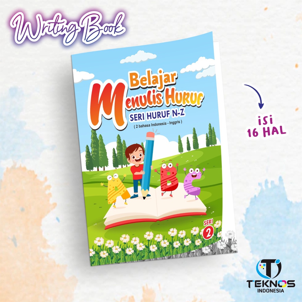 

BUKU BELAJAR MENULIS - BUKU EDUKASI ANAK LATIHAN MENULIS HURUF N-Z - WRITING BOOK SERI 2