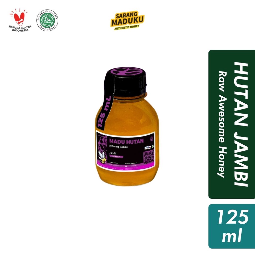 

Madu Murni Madu Asli Madu Hutan Jambi Raw Honey - 125 ML